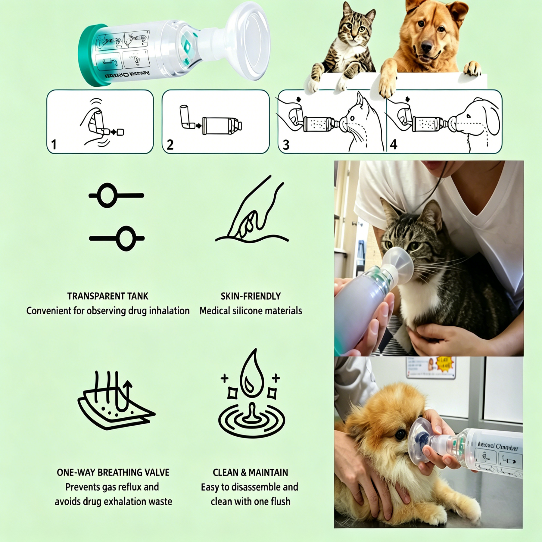 บริษัทของเราได้เริ่มต้นการผลิตห้องสเปรย์สำหรับสัตวแพทย์เป็นจำนวนมาก และเราได้รับคำสั่งซื้ออย่างต่อเนื่องจากตลาดทั้งในและต่างประเทศ